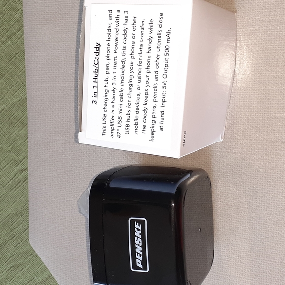 Penske Phone USB Port Charging Desk Caddy New - Picture 2 of 6